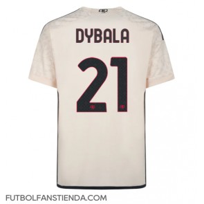 AS Roma Paulo Dybala #21 Segunda Equipación 2023-24 Manga Corta